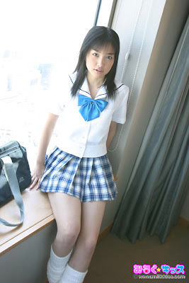 Schoolgirl in mini skirt Schoolgirl in mini skirt